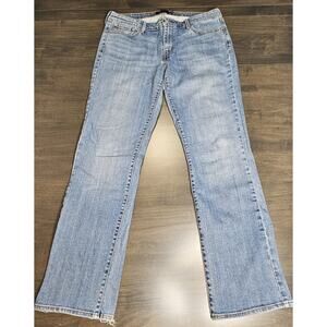 Levi's Classic Mid Rise Slight Curve Straight Leg Jeans Women's 14 Stretch Denim